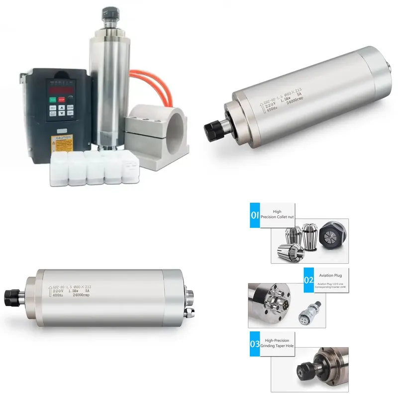 ชุดมอเตอร์แกนหมุน CNC แบบระบาย - Cnc Spindle Motor บทวิจารณ์และราคา