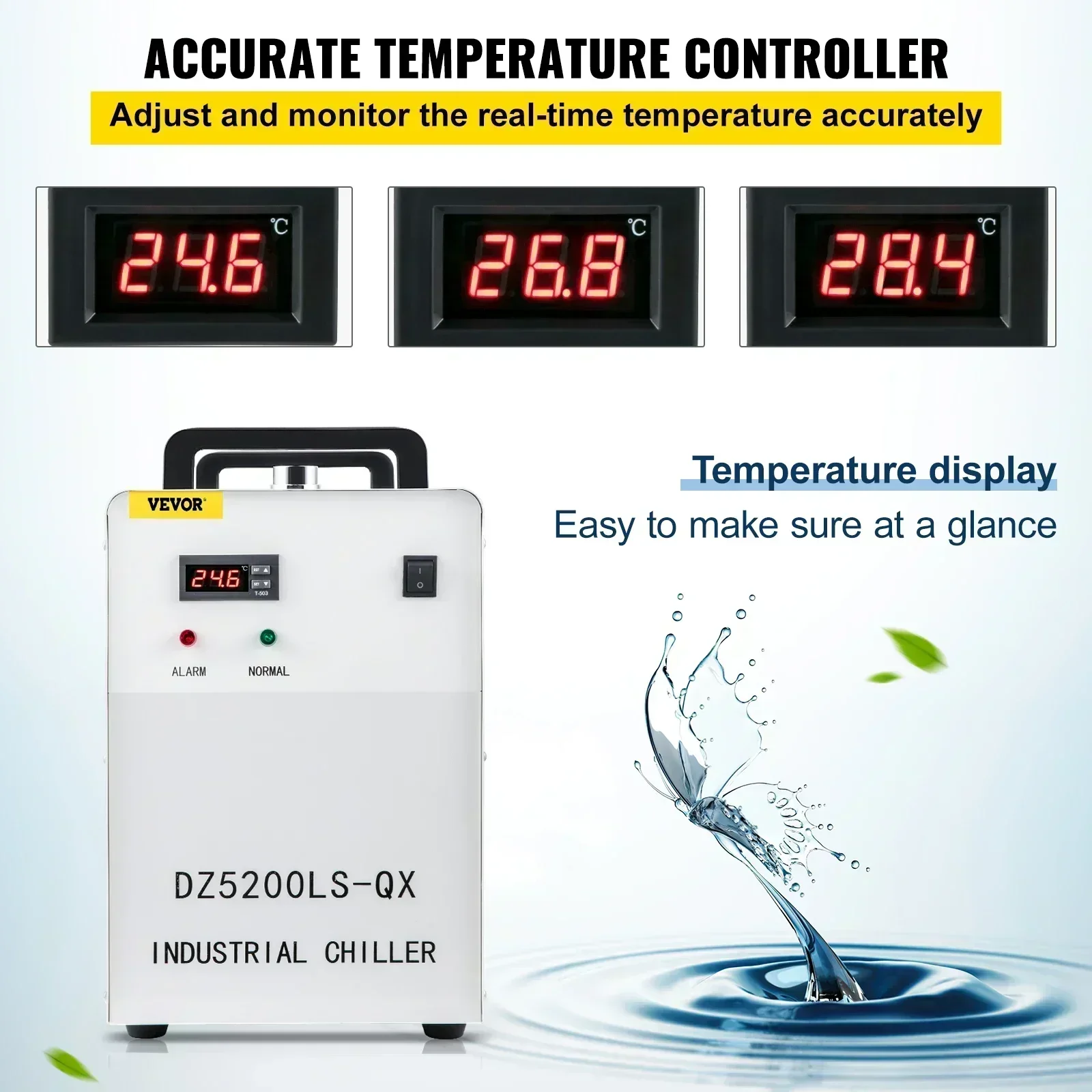 เครื่องทำน้ำเย็นสำหรับอุตสาหกร - Laser Industrial Chiller บทวิจารณ์และราคา