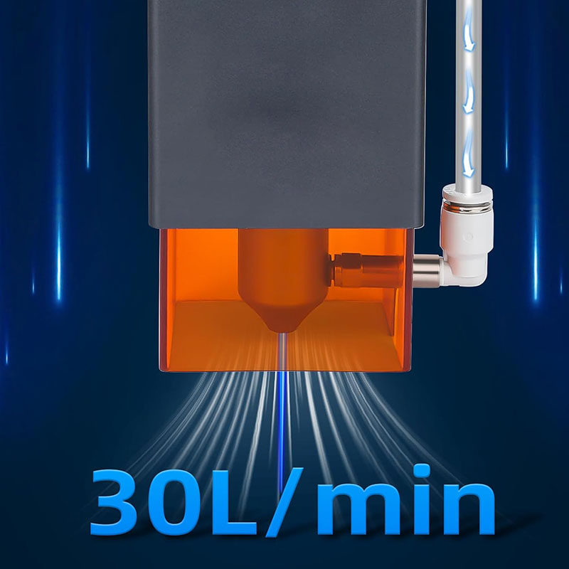 CNC 30L/Min Laser Air Assist ป - Industrial Laser Engraver บทวิจารณ์และราคา