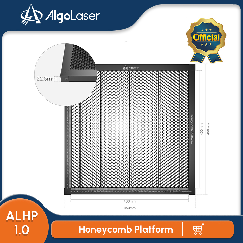 แผ่นทำงานแบบรังผึ้งเหล็ก AlgoL - Honeycomb Laser Bed บทวิจารณ์และราคา