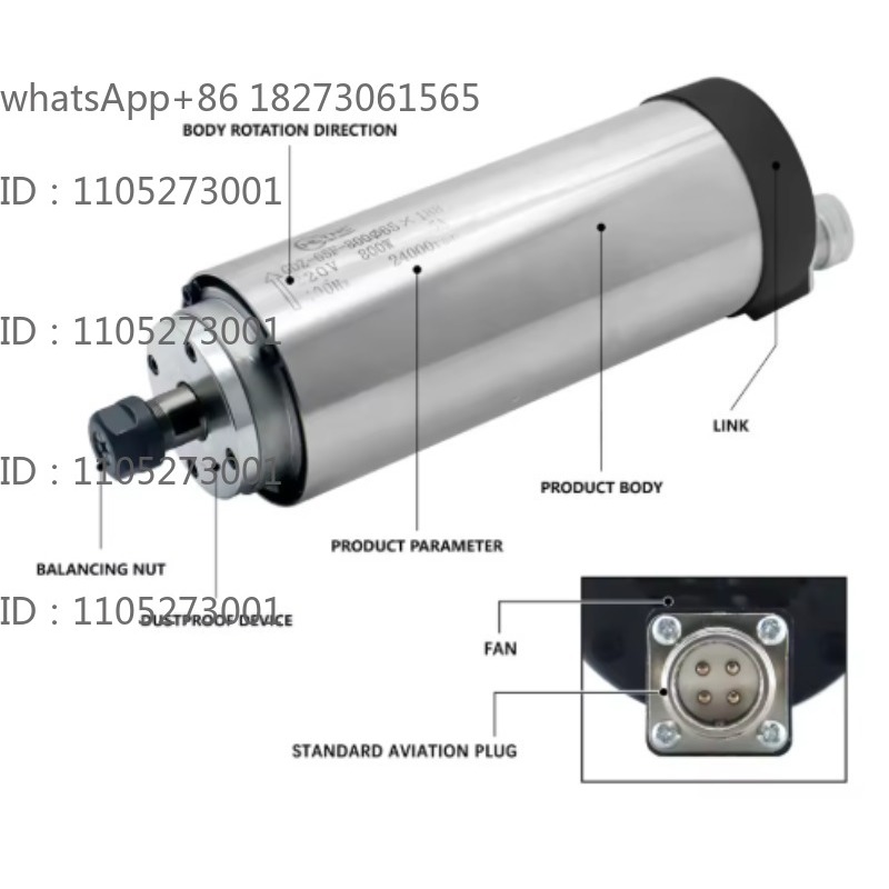 มอเตอร์สปินเดิลแบบวงกลม ระบายค - Cnc Spindle Motor บทวิจารณ์และราคา