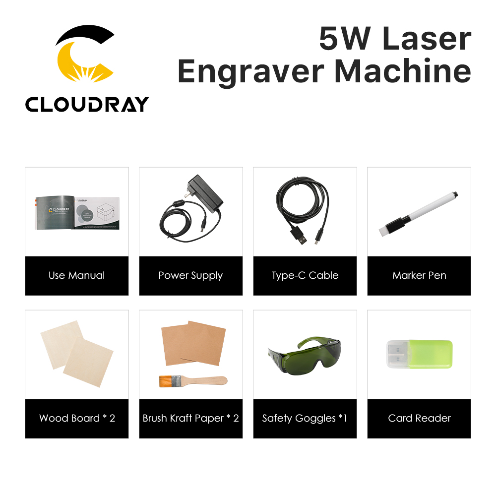 เครื่องแกะสลักเลเซอร์ Cloudray - Laser Marking Machine บทวิจารณ์และราคา